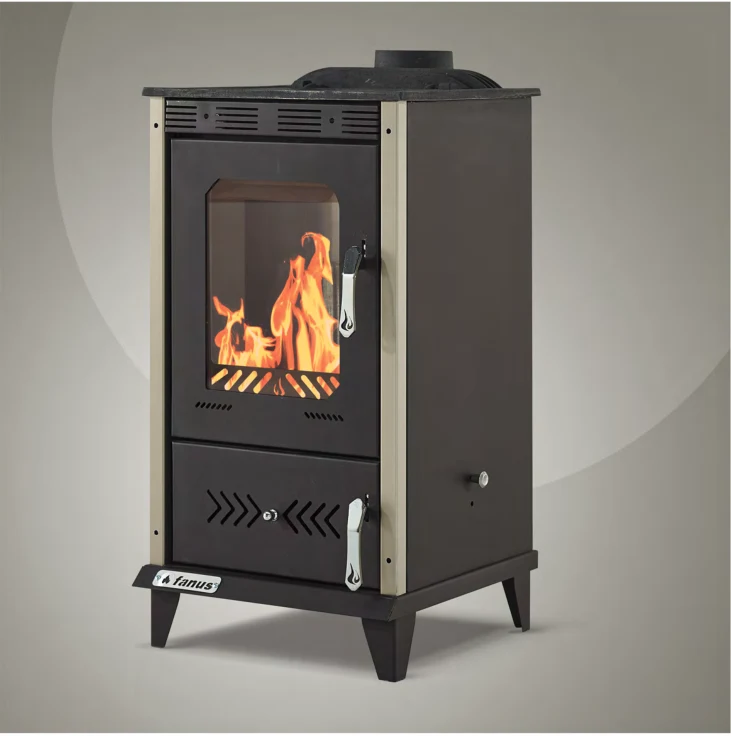Fanus solid-fuel fireplace stove
